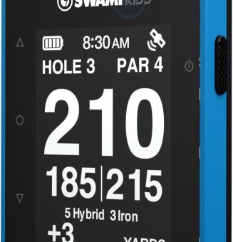 Swami KISS 2.0 Handheld Golf GPS Ragnefinder with Integrated Magnets - Blue
